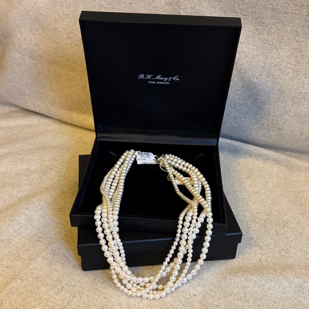 R. H. Macy & Co. Fine Jewelry - Elegant Pearl Necklace by